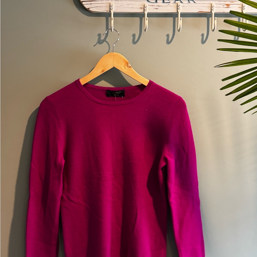 Charter Club Fuchsia Cashmere Sweater